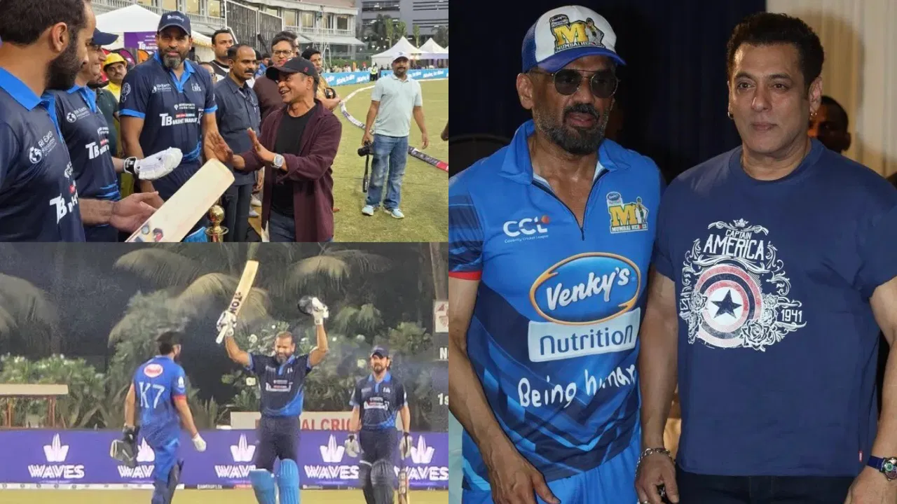 Read more about the article मुंबई में नेता 11 बनाम अभिनेता 11 का मुकाबला, टीबी जागरूकता के लिए खेले गए खास मैच में दिखा भाईजान का अलग अंदाज; अनुपम खेर ने भी चटकाया विकेट