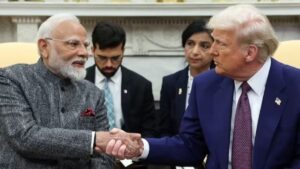 Read more about the article मोदी-ट्रम्प की 35 मिनट लंबी चली बातचीत: दोनों के बीच ऑपरेशन सिंदूर पर हुई विस्तार से चर्चा, PM बोले – भारत कभी तीसरे पक्ष की मध्यस्थता नहीं स्वीकार्यता; मोदी ने ट्रम्प को भारत आने का न्योता भी दिया!