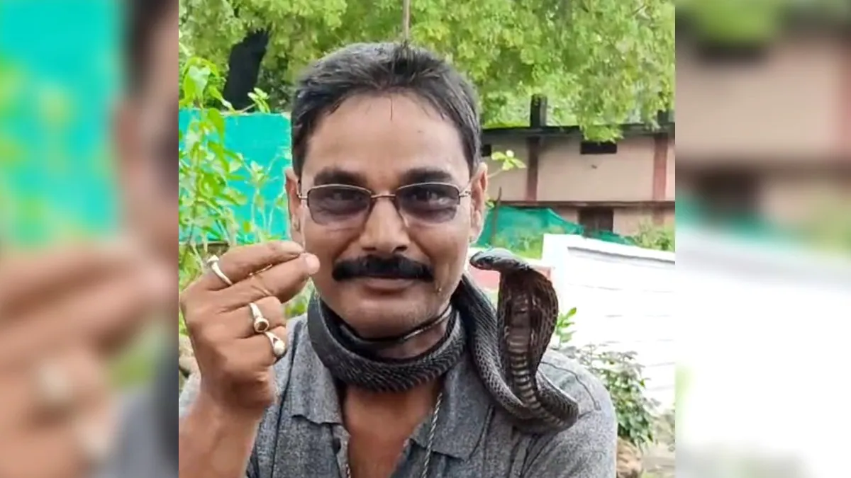 You are currently viewing गले में सांप डालकर बेटे को स्कूल लेने पहुंचे ‘सर्प मित्र’ दीपक, सांप ने काटा; हुई दर्दनाक मौत!