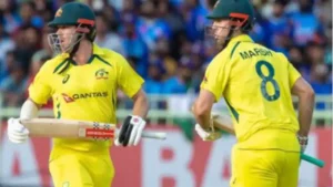 Read more about the article टी20 वर्ल्ड कप से पहले ऑस्ट्रेलिया का धमाकेदार आगाज़, मिचेल मार्श ने पहली गेंद पर छक्का जड़कर रचा इतिहास; टिम डेविड के तूफ़ानी 83 रन से कंगारू टीम का विजय अभियान शुरू!
