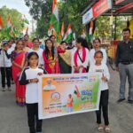 जन अभियान परिषद विकासखंड उज्जैन द्वारा वार्ड क्रमांक 53 मे नवांकुर सखी तिरंगा यात्रा का आयोजन किया गया