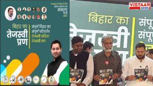 Read more about the article महागठबंधन का घोषणा पत्र ‘तेजस्वी प्रण’ जारी, 200 यूनिट फ्री बिजली से लेकर सरकारी नौकरी, जानिए और क्या किए वादे