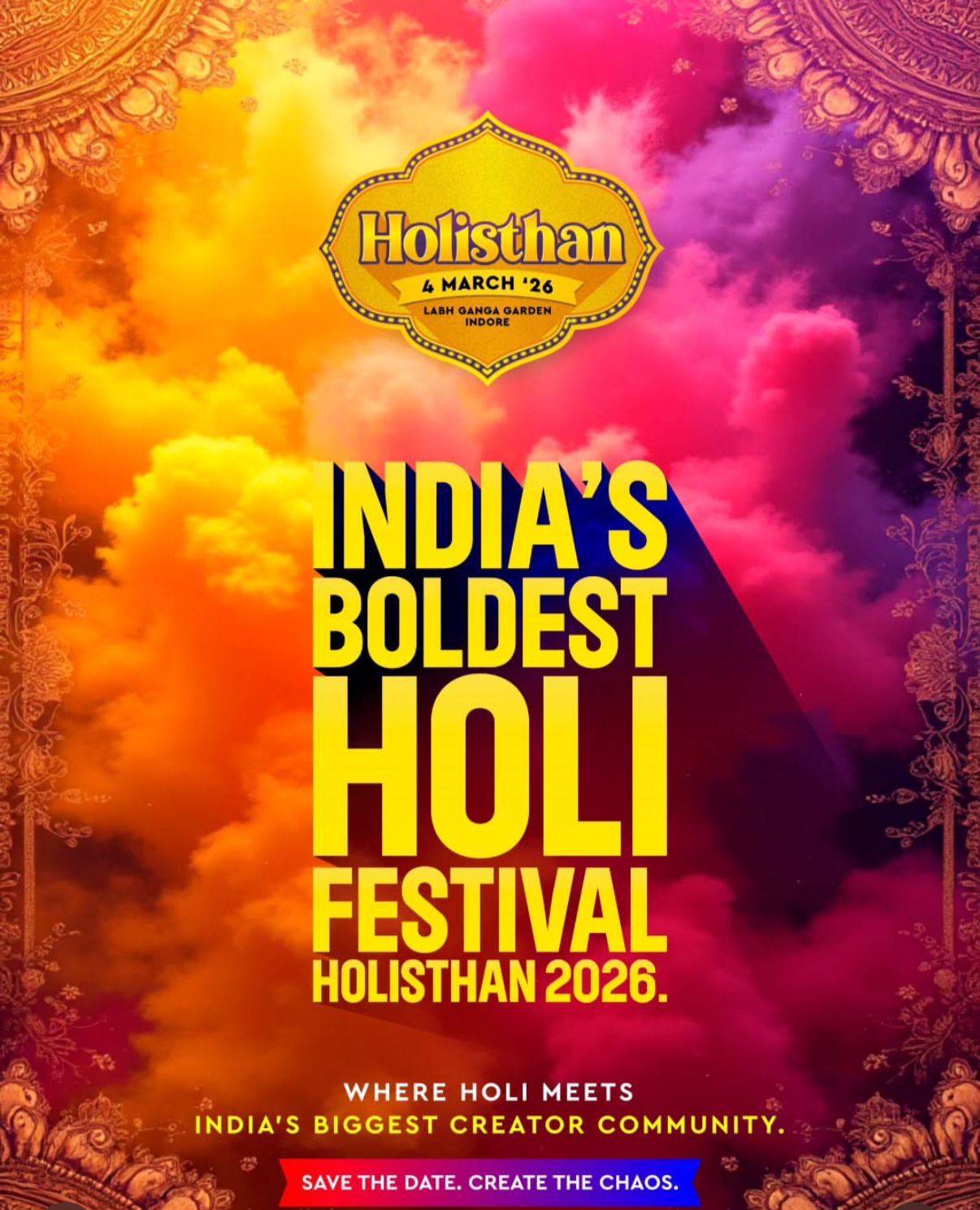 होली का सबसे बड़ा और धमाकेदार आयोजन – होलीस्थान 4.0